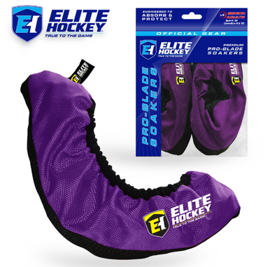 New ELITE HOCKEY PRO-BLADE SKATE SOAKER/GUARD PRP MED 11628-ELHSOAKERPRPMED