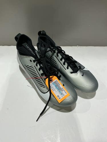 NEW Nike VAPOR EDGE PRO 360 Adult FB Cleats Grey And Black Senior 11.5 11628-S000185082