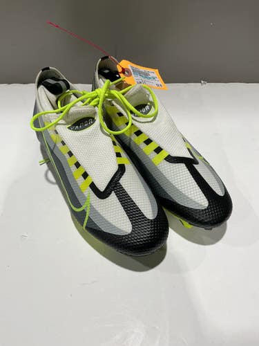 NEW  Nike VAPOR EDGE PRO 360 Adult FB Cleats White/Black/Yellow Senior 9 11628-S000185078