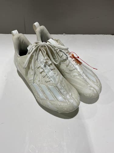 NEW Adidas ADIZERO MISMATCH 2.0 Adult FB Cleats White Senior 7.5 11628-S000185074