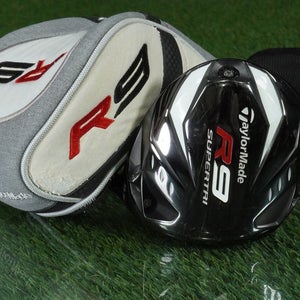 TaylorMade R9 SuperTri 9.5 Driver Fujikura Motore 60 Regular RH W/ Headcover