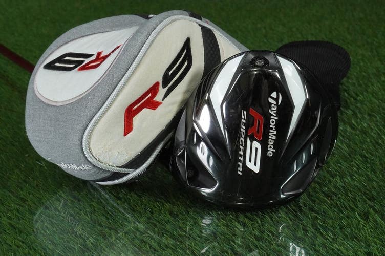 TaylorMade R9 SuperTri 9.5 Driver Fujikura Motore 60 Regular RH W/ Headcover