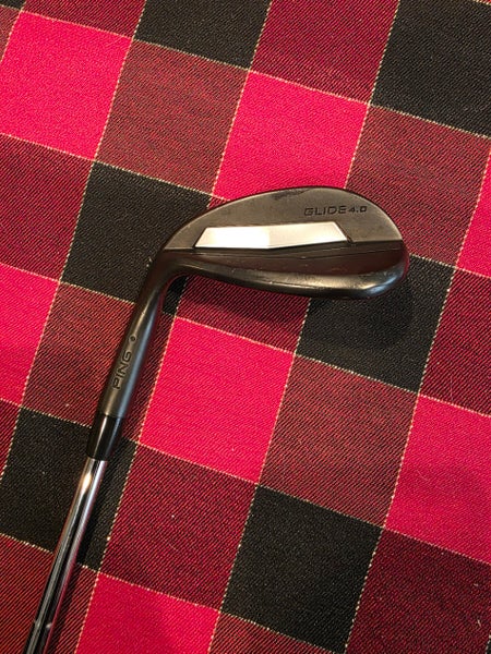 LEFT HAND PING GLIDE 4.0 BLACK SAND WEDGE 56-W14 STEEL NIPPON 115