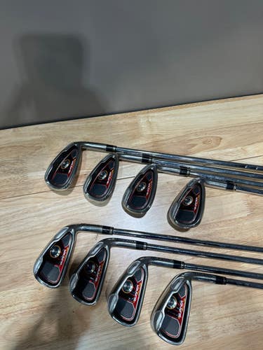 Used Taylormade BURNER PLUS Mens Iron Set RH 4I-PW 11628-S000185132