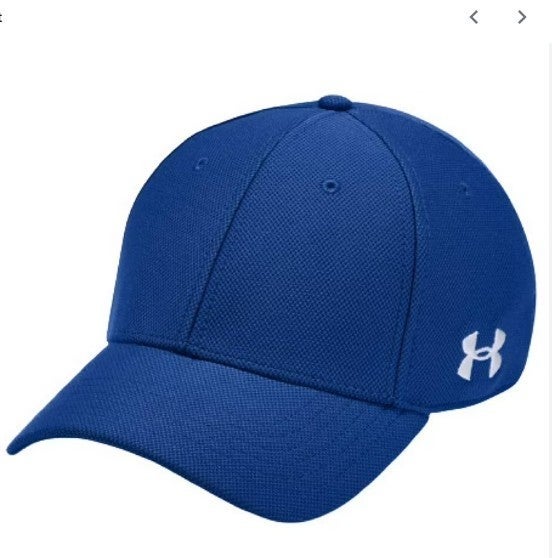 Under Armour Mens UA Blitzing Blank Stretch Fit Cap Curved Flex Athletic Hat NEW