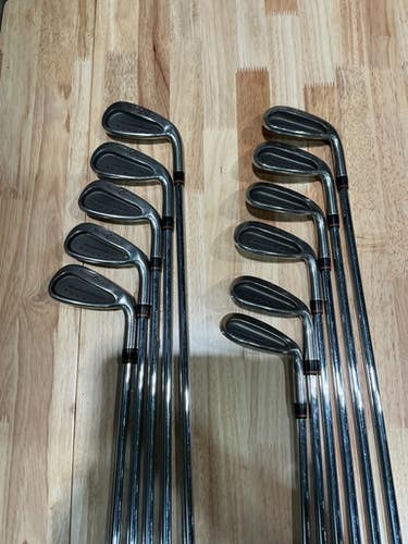 Used Taylormade BURNER SUPERSTEEL Mens Iron Set RH 3I-GW/AW 11628-S000184457