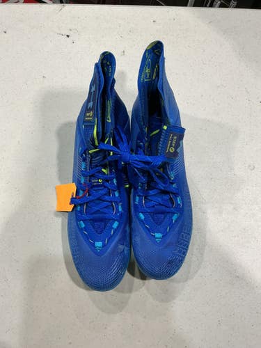 Used Under Armour HIGHLIGHT HAMMER MC Adult FB Cleats Royal Blue Senior 9.5 11628-S000181573
