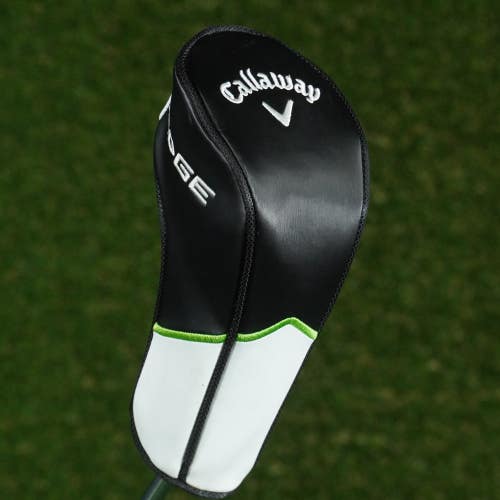 Callaway Edge Hybrid Headcover Black / White / Green Changeable #'s ~ LOOK!!