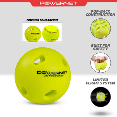 New POWERNET CRUSHERS SOFTBALL 12PK 11628-PNT1133L