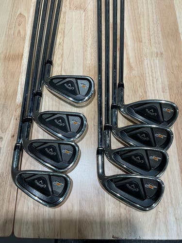 Used Callaway X2 HOT Mens Iron Set RH 4I-GW/AW 11628-S000186773