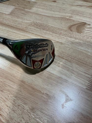Used Taylormade BURNER RESCUE 22 DEG Mens Hybrid Club LH 4 Hybrid 11628-S000184645