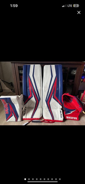 34" Vaughn SLR3 Pro Carbon Regular Goalie Full Set Pro Stock (Used)