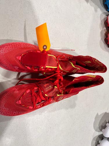 Used Under Armour Adult FB Cleats Red Senior 9 11628-S000178532