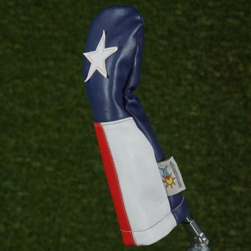 Sunfish The Lone Star Hybrid Headcover State Texas Flag Blue / White / Red
