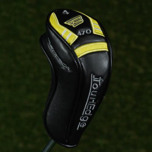 Tour Edge Bazooka 470 Hybrid Headcover 4H Black / Yellow ~ LOOK!!