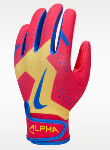 New NIKE ALPHA TBALL BG RD/YLW S/M 11628-NIKN1012190707SM