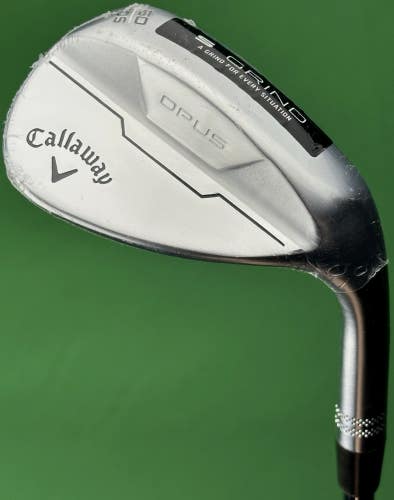Callaway Opus Chrome Lob LW Wedge 60-10* S-Grind Steel Dynamic Gold Mid 115 NEW