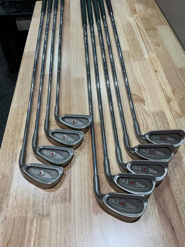 Used Ping KARSTEN EYE 2 ORANGE DOT Mens Iron Set RH 2I-PW 11628-S000184256