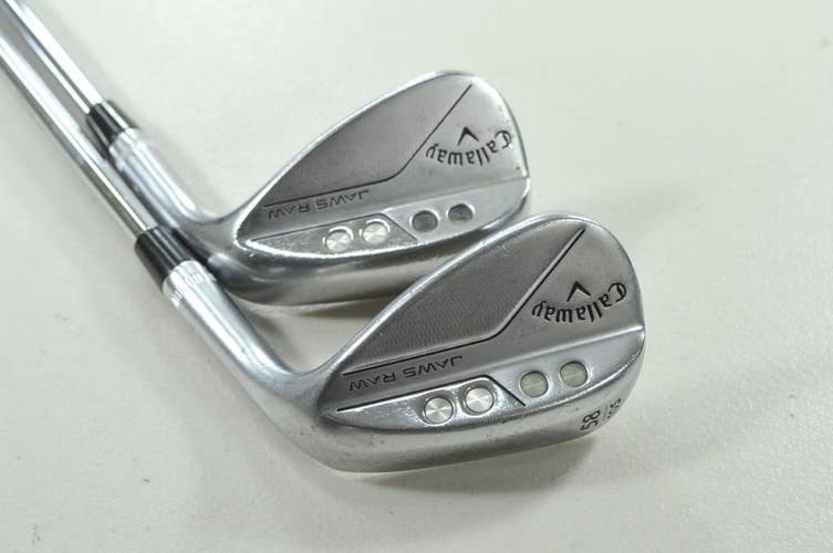 Callaway Jaws Raw Chrome 54*, 58* Wedge Set Right DG Spinner 115g Steel # 208721