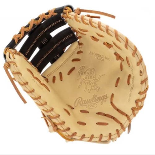 New Rawlings Right Hand Throw First Base Heart of the Hide Baseball Mitt 13"