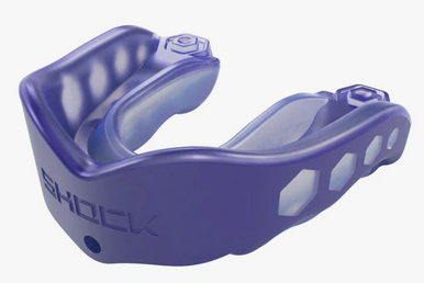 New SHOCK DOCTOR GEL MAX PURPLE MOUTHGUARD - ADT 11628-SHD6163A-F