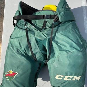 Wild Senior Large CCM HPTK Hockey Pants Pro Stock Large (Used) 7736