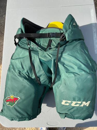 Wild Senior Large CCM HPTK Hockey Pants Pro Stock Large (Used) 7736