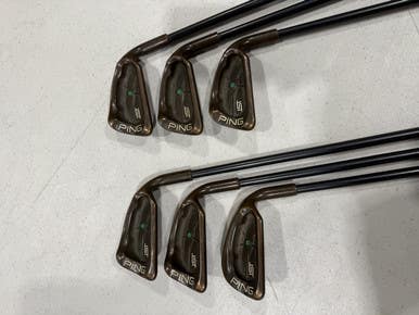 Used Ping ISI  BECU GREEN DOT Womens Iron Set RH 5I-PW 11628-S000179364