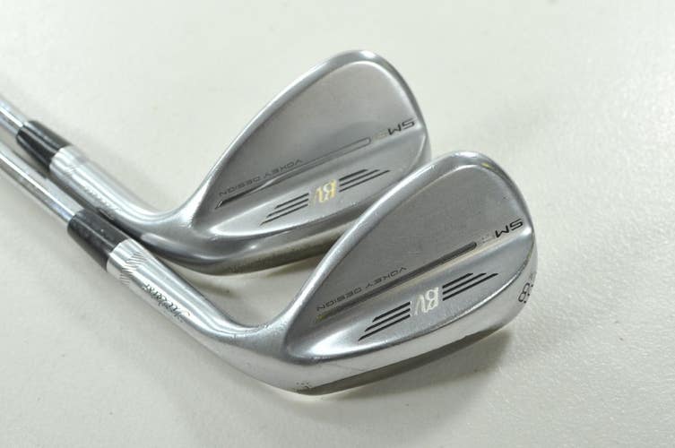 Titleist Vokey SM9 Tour Chrome 54*, 58* Wedge Set RH Wedge Flex Steel # 208967