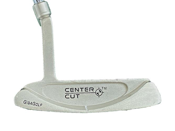GigaGolf CenterCut Classic SP2 Perimeter Weighted Putter RH Steel 34.5 Nice Grip