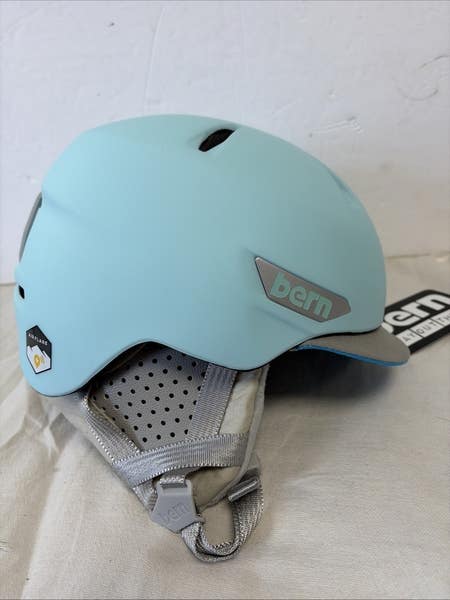 bern snowboarding helmet light blue Brand New Adult Size Small Bern Ski & Snowboard Helmet. Color Sky |  SidelineSwap