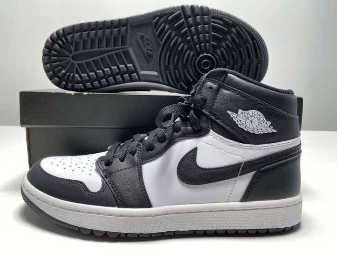 Nike Air Jordan 1 High G Golf Shoes White Black Men's SZ 8.5 (DQ0660-101)