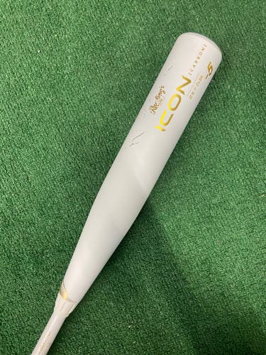 2024 Rawlings Icon Composite Bat USSSA Certified (-5) Composite 27 oz 32" (Used)