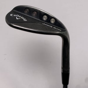 Callaway Jaws Raw Black Plasma Wedge 58* 8 Bounce Z-Grind S400 Stiff Steel RH