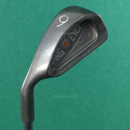 LH Ping Eye 2 Plus Orange Dot Single 6 Iron True Temper Release Steel Seniors