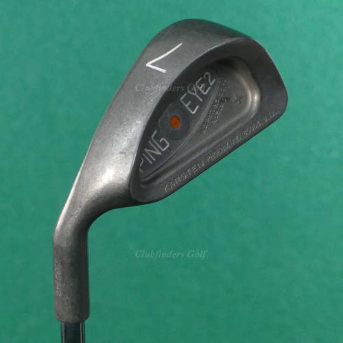 LH Ping Eye 2 Plus Orange Dot Single 7 Iron Karsten KT-M Steel Stiff