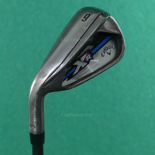 LH Callaway XR OS Single 6 Iron Mitsubishi Rayon Fubuki AT 55 Graphite Regular