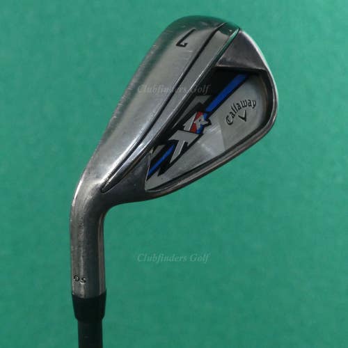 LH Callaway XR OS Single 7 Iron Mitsubishi Rayon Fubuki AT 55 Graphite Regular