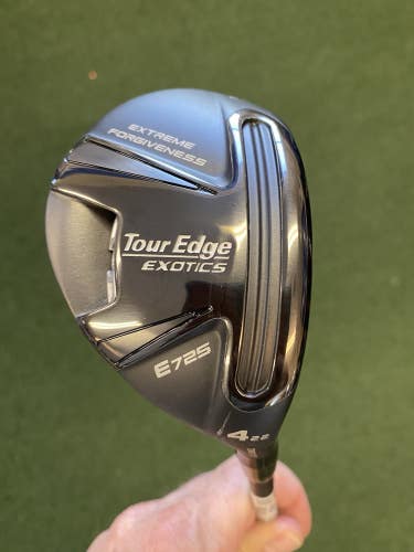 New Tour Edge Exotic 725 4 Hybrid 22 Deg Cypher 60 Gram 5.5 Graphite