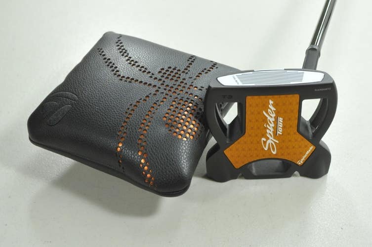TaylorMade Spider Tour Black T3 34" Putter RH KBS Steel with Head Cover # 209632