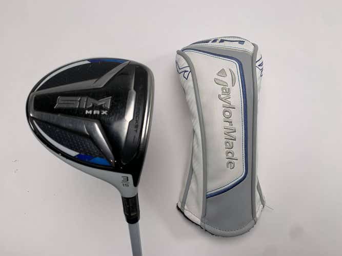 TaylorMade SIM MAX 3 Fairway Wood 15* Aldila NV Blue 45g Ladies RH HC