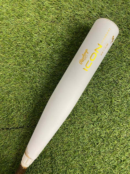 2024 Rawlings Icon Composite Bat USSSA Certified (-8) Composite 22 oz 30" (Used)