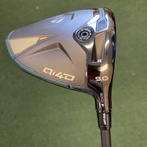 New Taylor Made Core Model QiD4 9 Deg Reax Blue 50 Gram Stiff Graphite