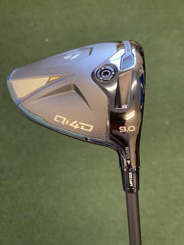 New Taylor Made Core Model QiD4 9 Deg Reax Blue 50 Gram Stiff Graphite