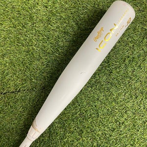 2024 Rawlings Icon Composite Bat USSSA Certified (-10) Composite 20 oz 30" (Used)