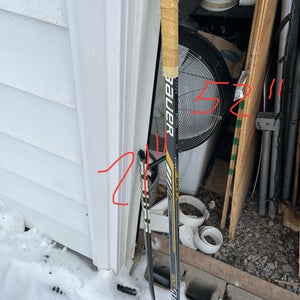 Broken hockey shafts