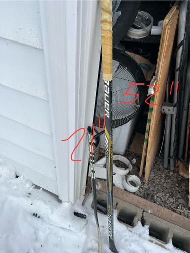 Broken hockey shafts