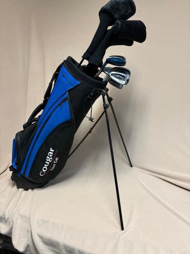 Men's Cougar Left Hand Clubs (Full Set) Regular Flex 12 Pieces (Used)