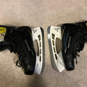 2022 Bauer Supreme M4 Hockey Skates Regular Width 9.5 Fit 3 (Lightly Used)