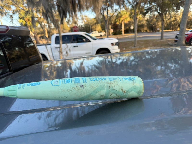 2025 Rawlings Icon USSSA Certified Bat (-10) 17 oz 27" (Used)